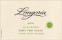 Longoria Albarino 2010 Front Label