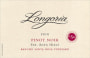 Longoria Rancho Santa Rosa Vineyard Pinot Noir 2010 Front Label