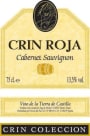 Bodegas Crin Roja Vino de la Tierra Cabernet Sauvignon 2011 Front Label