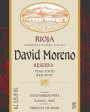 Bodegas David Moreno Reserva 2007 Front Label