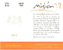 Bodegas de Santo Tomas Mision Blanco 2012 Front Label