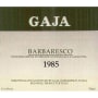 Gaja Barbaresco 1985 Front Label