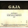 Gaja Sori San Lorenzo 1985 Front Label