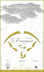 Bodegas El Paraguas Atlantico Blanco 2012 Front Label
