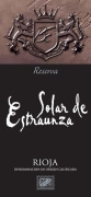Estraunza Solar de Estraunza Reserva 2013 Front Label
