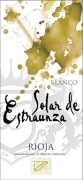 Estraunza Solar de Estraunza Blanco 2015 Front Label