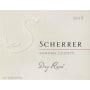 Scherrer Winery Sonoma County Dry Rose 2016 Front Label