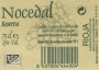 Bodegas Feunmayor Nocedal Reserva 2005 Front Label