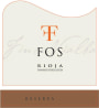 Bodegas Fos Sl Reserva 2007 Front Label