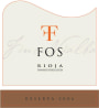 Bodegas Fos Sl Reserva 2006 Front Label