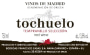 Bodegas Francisco Casas Tochuelo Tempranillo 2012 Front Label