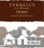 Tyrrell's Old Winery Shiraz 1996 Front Label