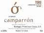 Bodegas Francisco Casas Camparron Crianza 2011 Front Label