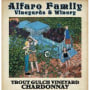 Alfaro Family Trout Gulch Vineyard Chardonnay (375ML half-bottle) 2015 Front Label