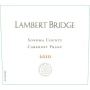Lambert Bridge Cabernet Franc 2010 Front Label