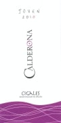 Bodegas Frutos Villar Cigales Calderona Joven 2010 Front Label
