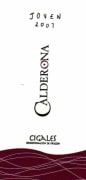Bodegas Frutos Villar Cigales Calderona Joven 2007 Front Label