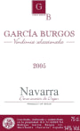 Bodegas Garcia Burgos Vendimia Seleccionada 2005 Front Label