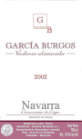 Bodegas Garcia Burgos Vendimia Seleccionada 2002 Front Label