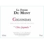La Ferme du Mont Gigondas Cotes Jugunda 2013 Front Label