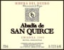Bodegas Imperiales Abadia de San Quirce Crianza 2008 Front Label