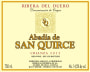 Bodegas Imperiales Abadia de San Quirce Crianza 2012 Front Label