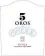 Bodegas Isidro Milagno 5 Oros Crianza 2010 Front Label