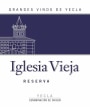 Bodegas La Purisma Iglesia Vieja Reserva 2006 Front Label