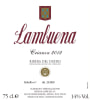 Bodegas Lambuena Crianza 2012 Front Label