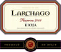 Bodegas Larchago Reserva 2006 Front Label