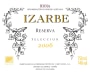 Bodegas Larchago Izarbe Seleccion Reserva 2006 Front Label