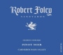 Robert Foley Vineyards Pinot Noir 2012 Front Label