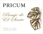 Bodegas Margon Paraje de El Santo 2011 Front Label