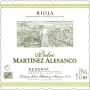 Bodegas Martinez Alesanco Reserva 2010 Front Label