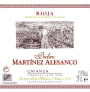 Bodegas Martinez Alesanco Crianza 2012 Front Label
