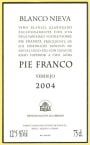 Bodegas Martue Vinedos de Nieva Blanco Nieva Pie Franco Fermentado en Barrica Verdejo 2004 Front Label