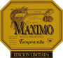 Bodegas Maximo Edicion Limitada Vino de la Tierra Tempranillo 2012 Front Label