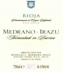 Bodegas Medrano Irazu Fermentado en Barrica Blanco 2005 Front Label