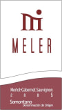 Bodegas Meler Crianza 2005 Front Label
