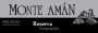 Bodegas Monte Aman Reserva 2004 Front Label