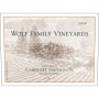 Wolf Family Vineyards Cabernet Sauvignon 2000 Front Label