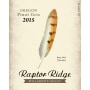 Raptor Ridge Pinot Gris 2015 Front Label