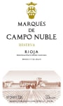 Bodegas Nubori Marques de Campo Nuble Reserva 2006 Front Label