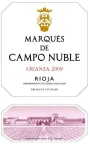 Bodegas Nubori Marques de Campo Nuble Crianza 2009 Front Label