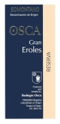 Bodegas Osca Gran Eroles Reserva 2008 Front Label