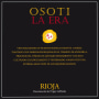 Bodegas Osoti La Era 2009 Front Label