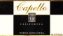 Capello White Zinfandel 1999 Front Label