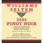Williams Selyem Weir Vineyard Pinot Noir 2002 Front Label