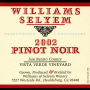 Williams Selyem Vista Verde Vineyard Pinot Noir 2002 Front Label
