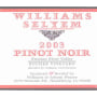 Williams Selyem Bucher Vineyard Pinot Noir 2003 Front Label